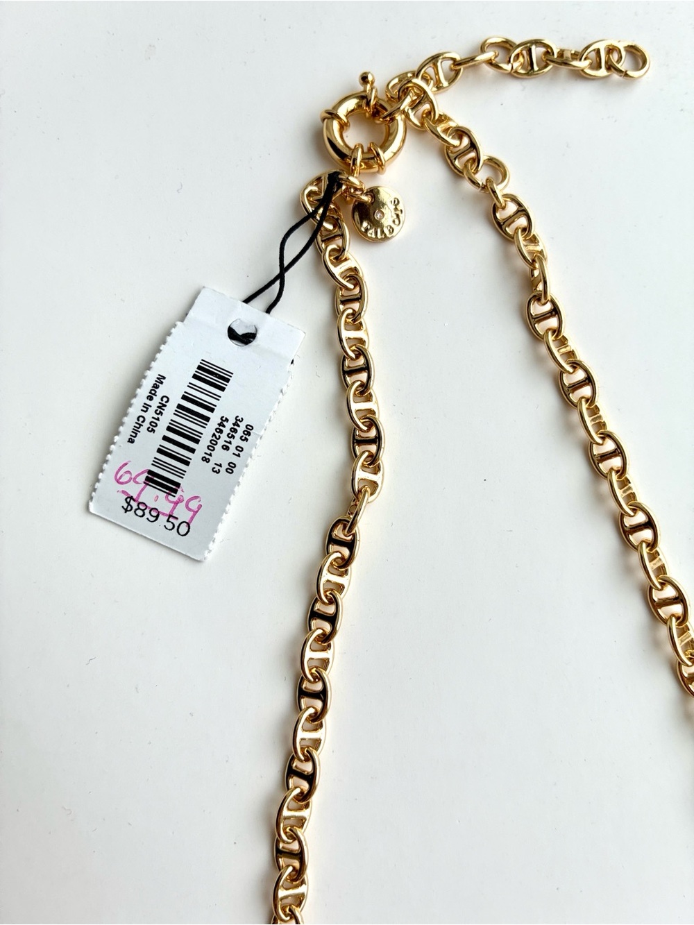 Talbots Multicolor Floral Statement Necklace - Gold Chain - Picture 4 of 6